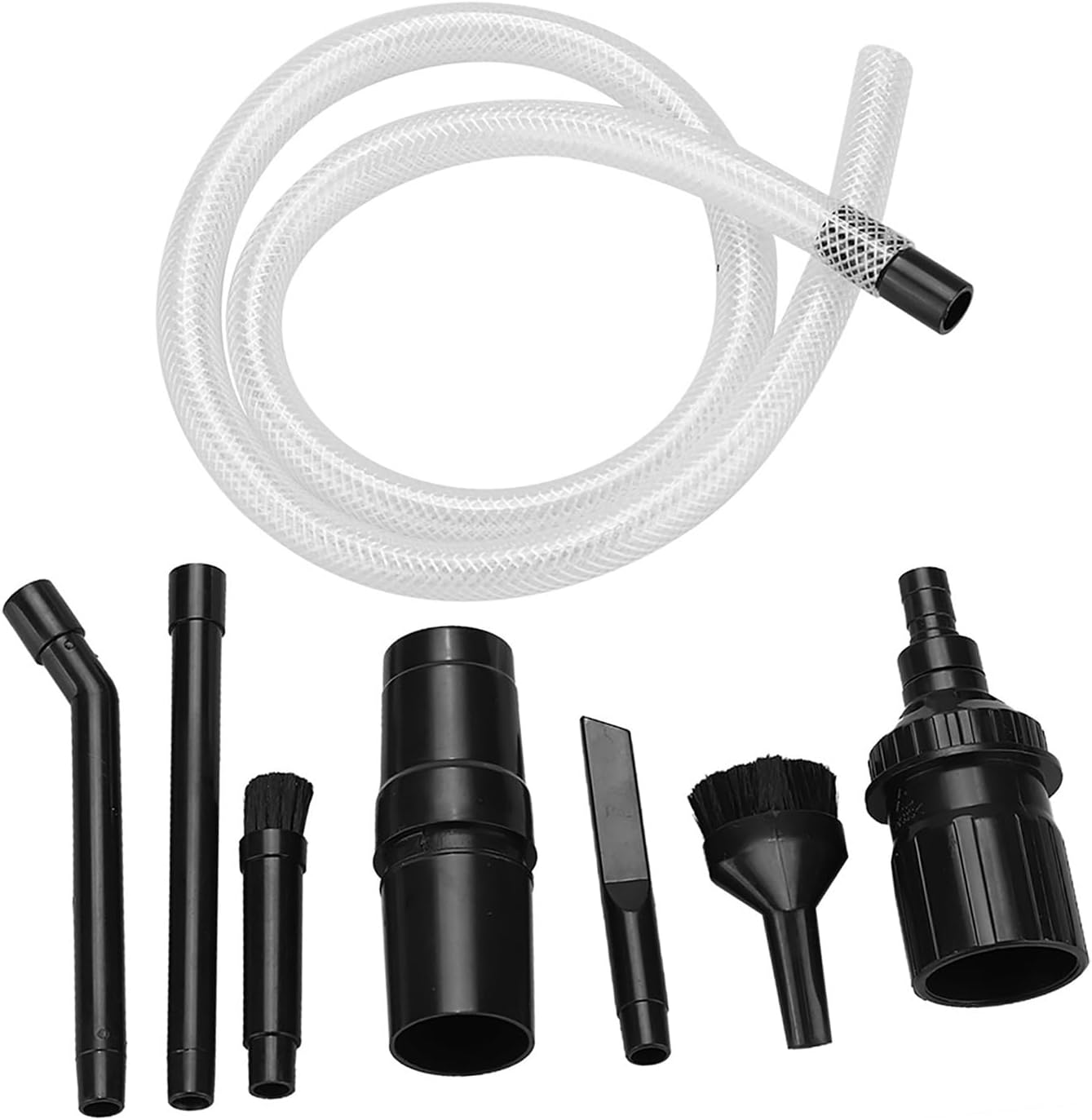 Eujgoov 9Pcs Set Universal Vacuum Cleaner Accessory Set Car Vehicle Kit Universal Vacuum Cleaner Attachments