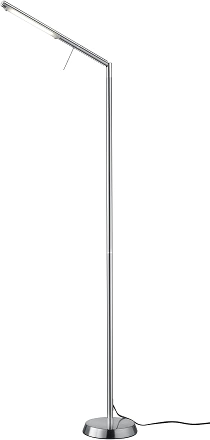 Trio Leuchten Trio Leuchten 420490107 LED-vloerlamp Filigraan, metaal nikkel mat, 1x 6 watt, dimmer, metallic