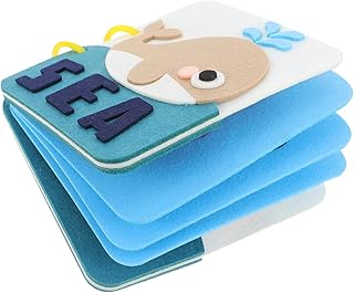 Amosfun Livro De Pano Livros Ilustrados Para Crianças Livro De Desenho Para Crianças Livro De Desenho Para Crianças Livro De Atividades De Feltro Livro De Atividades Para Crianças Livro