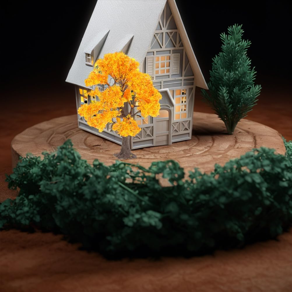 PRETYZOOM Microlandscape Model Trees for DIY Crafts Miniature Scenery Kit Wire Mesh Decorative Trees for Model Railroad and Diorama Projects - Image 6