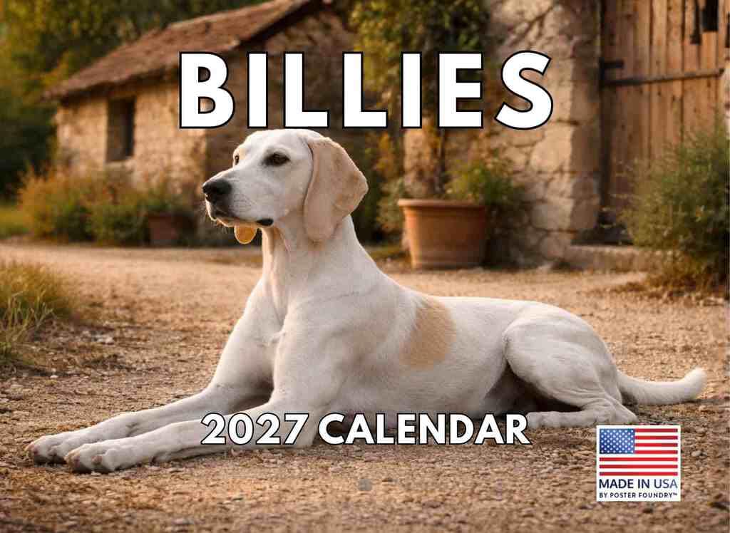 Billy Calendar 2027 Dog Breed Monthly Wall — image 1