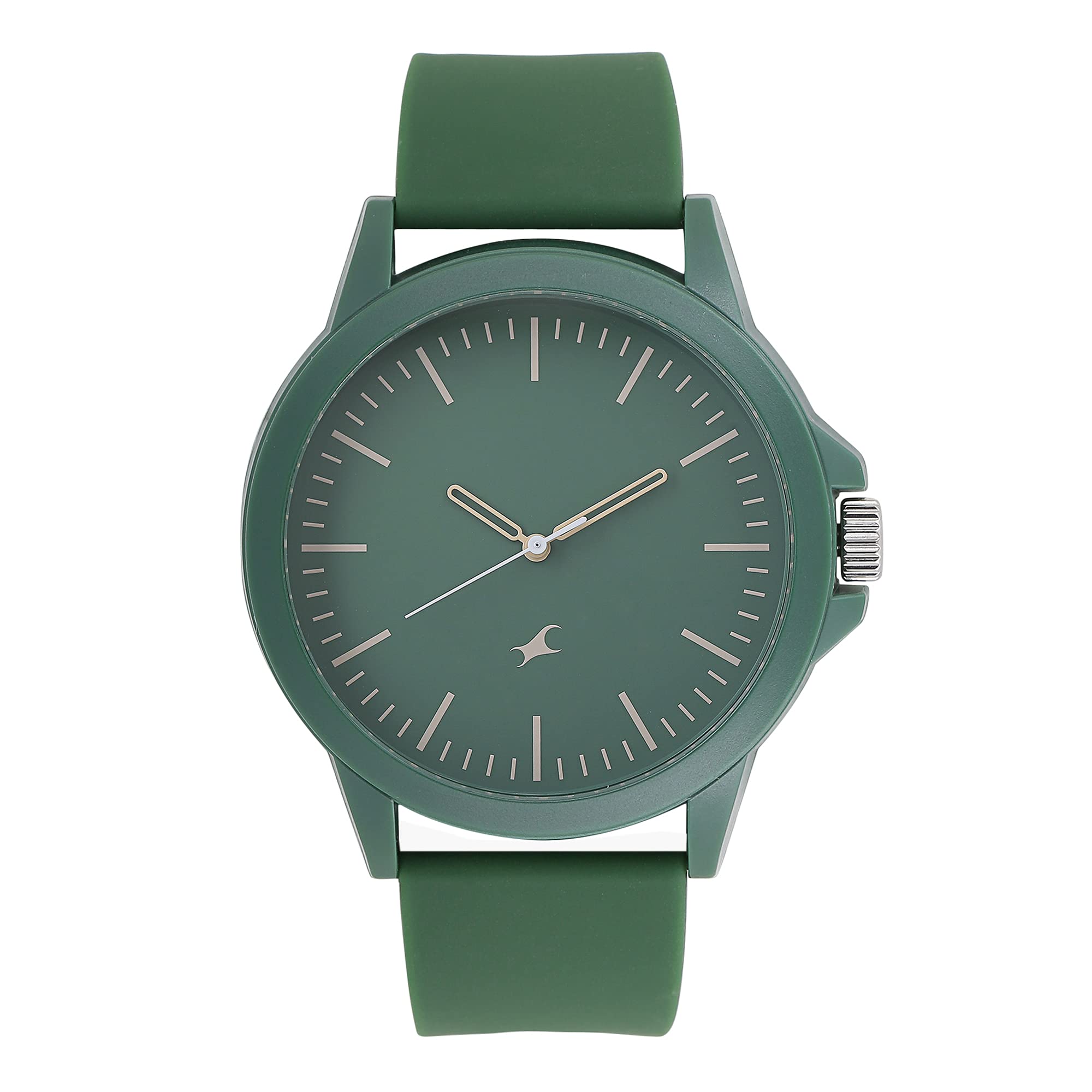 Fastrack The Minimalists Quartz Analog Green Dial Silicone Strap Unisex Watch-NS38024PP26 (B07FNKXXXX) Amazon Price History, Amazon Price Tracker