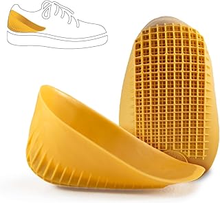 Tuli's Classic Heel Cups, Yellow, For Heel Pain & Plantar Fasciitis (Regular, Under 175lbs)