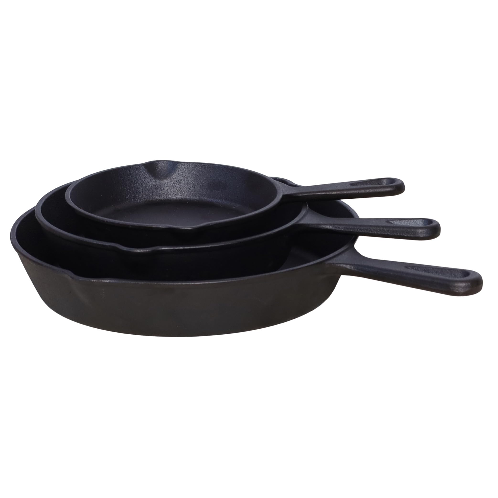 Poêles à frire en fonte Buckingham lot de 3 de cuisine saine