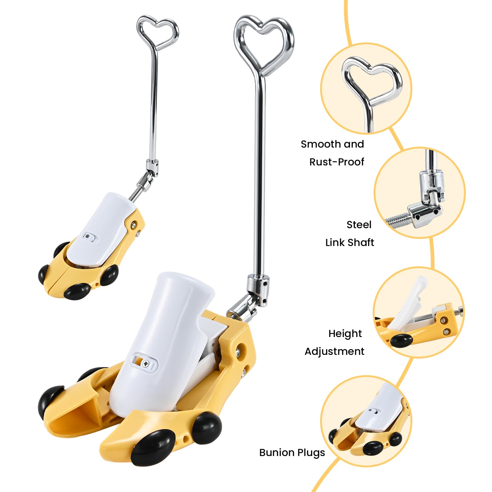 JDPARTS Stiefelspanner für Damen und Herren, Schuhspanner für Stiefel, verstellbar, breite Füße, Schuhspanner Unisex für Damen und Herren