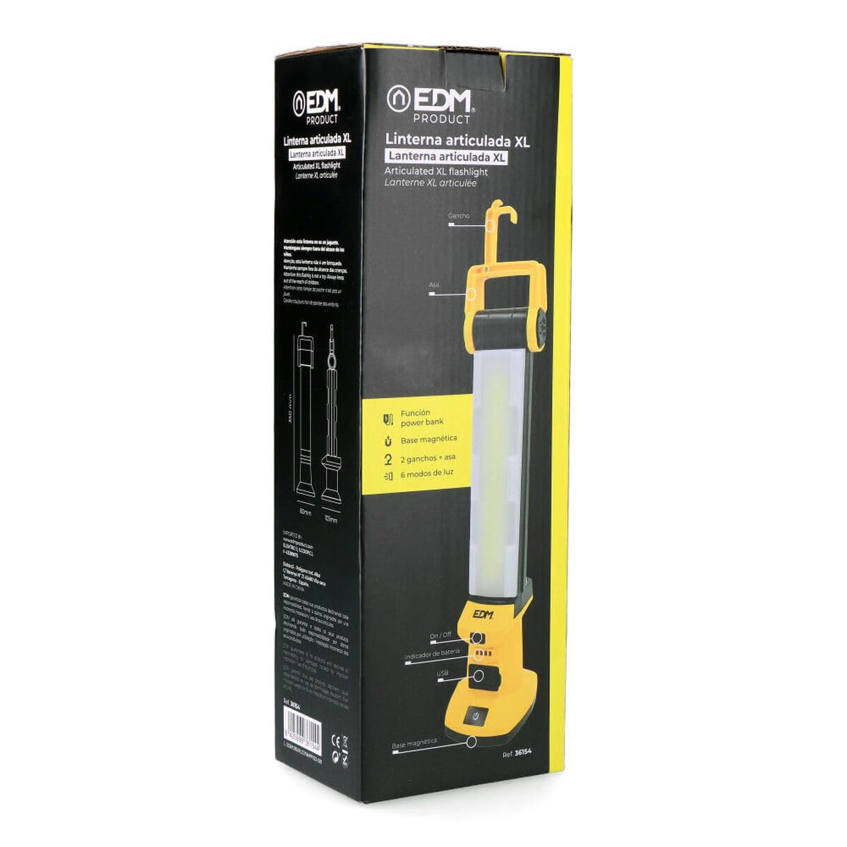 LINTERNA DE Trabajo LED 20W 1500lm EDM