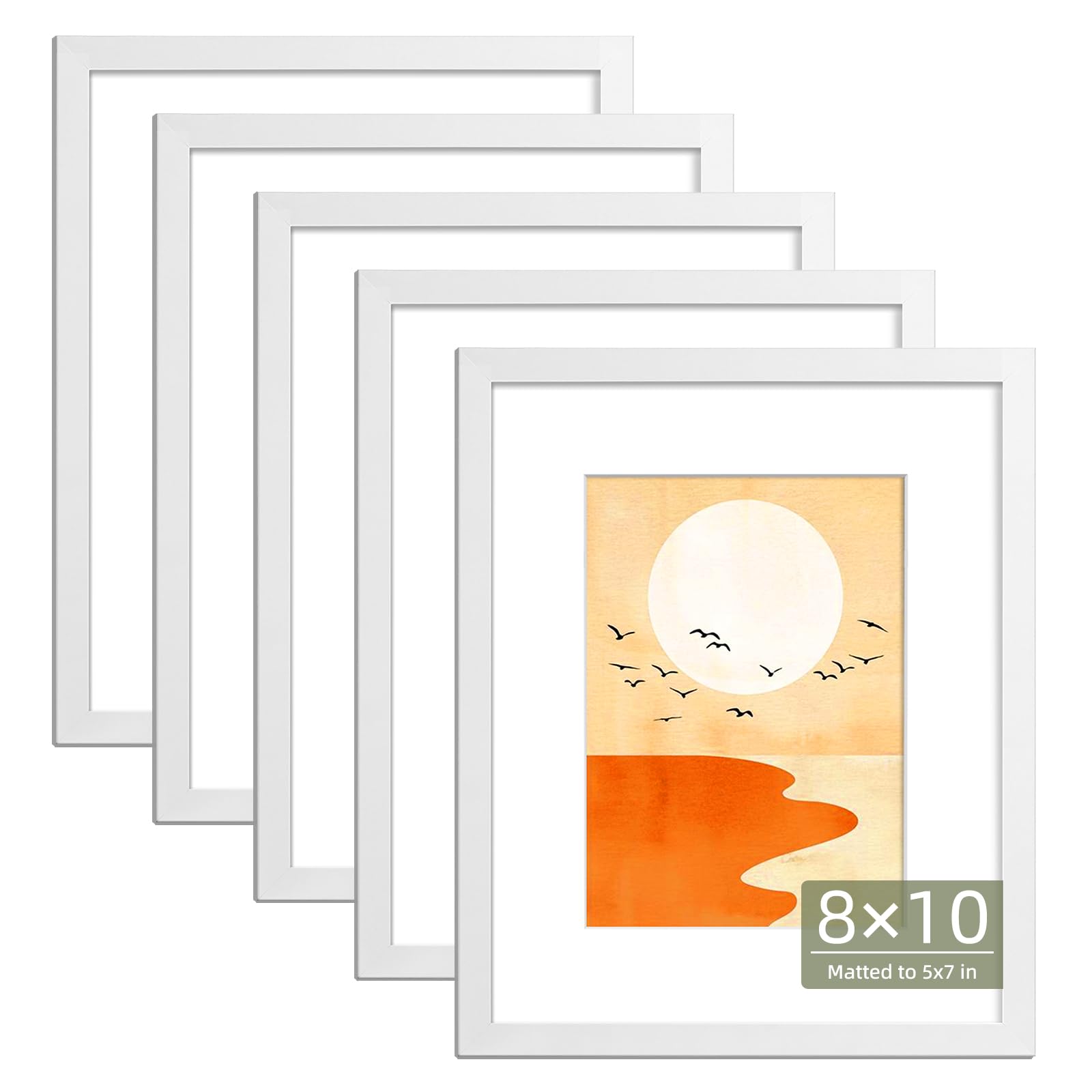 Photo 1 of ****ONLY ONE****HappyHapi 8x10 Picture Frame Set (5-Pack), White