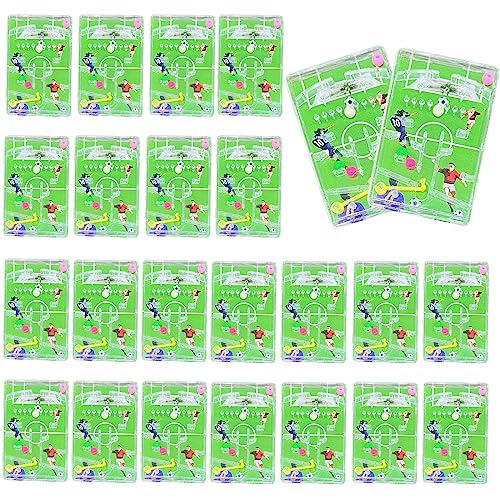 KOIROI Flipperspiel Fußball, 24 Stück Kinder Fussball Spiele Mix, Fußballspiel Kinder, Geduldspiel Mitgebsel Kindergeburtstag, Flipperspiel Fußball Spielfeld, Mädchen Jungen Fußball Party Mitbringsel