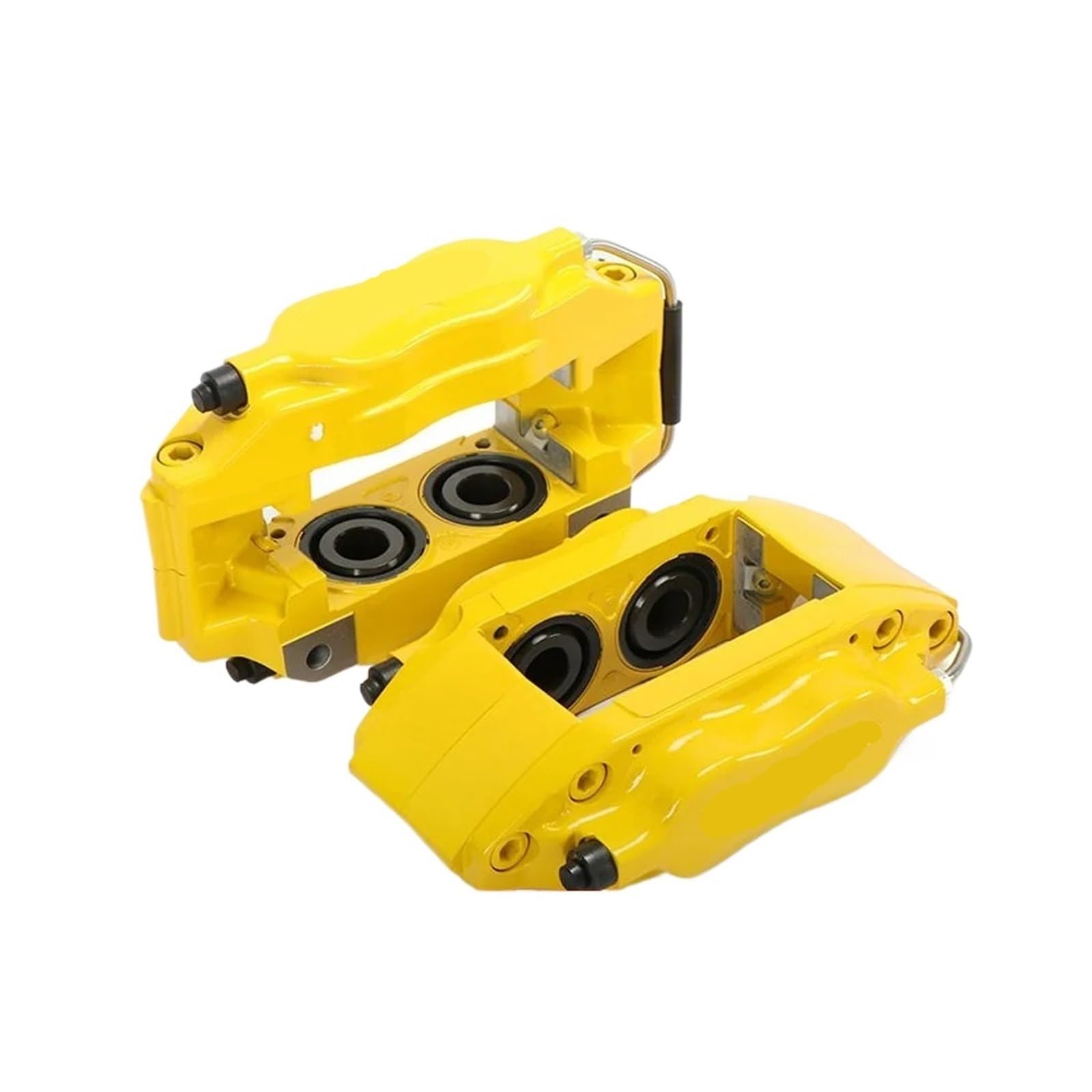 DOQUAMNEX Brake Caliper Racing Upgrade Brake Parts 4 Pot Caliper kit with 330mm Disc Rotor Fit for Peugeot 208 Car Calipers(Rotor)