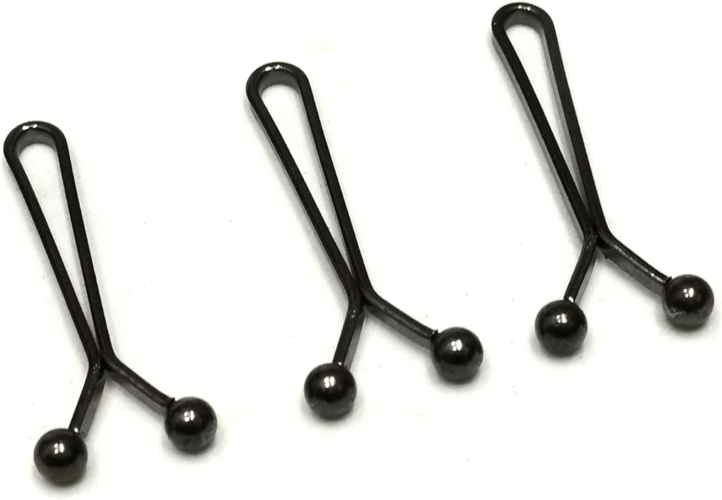 Hijab Pins - Multicolors Headscarf Clips 4 Colors 24pcs - Muslim Scarf Clips Hook Safty Pins with Simple Steel Ball Head