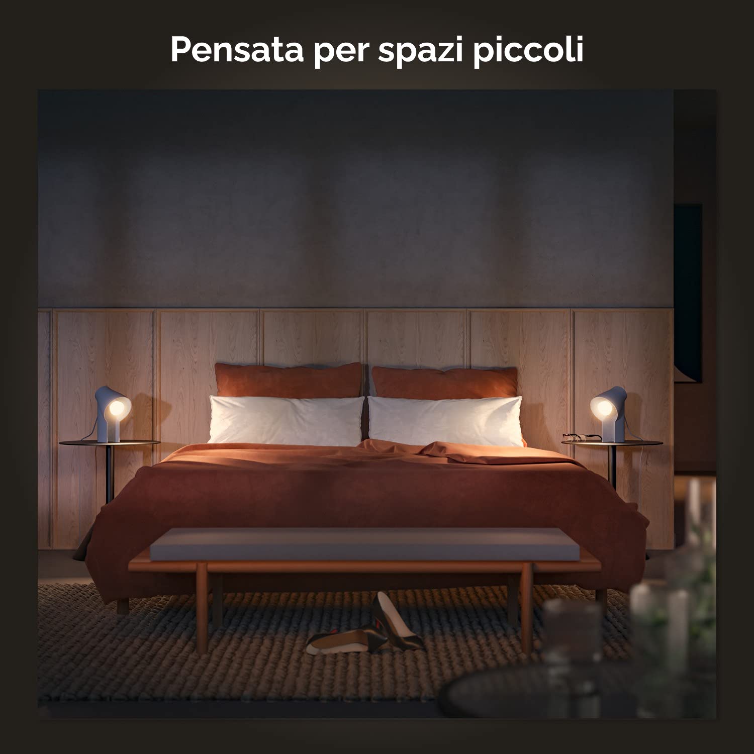 Philips Hue White Ambiance Starter Kit con 3 Lampadine, Bluetooth, Controllo Vocale, Dimmerabili, Attacco E27 + 1 Bridge Hue Controllo Completo del Sistema + 1 telecomando Hue Smart Button, Bianco