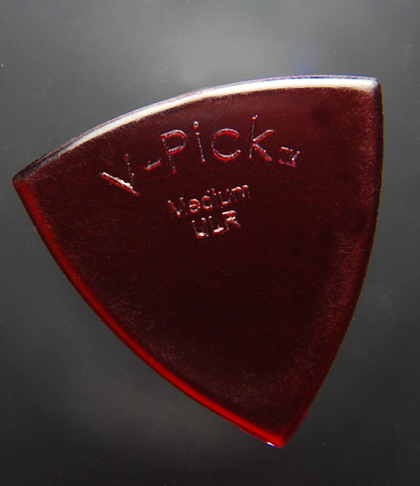 V-PICKS Medium Pointed Ultra Lite Ruby Red Guitar Pick