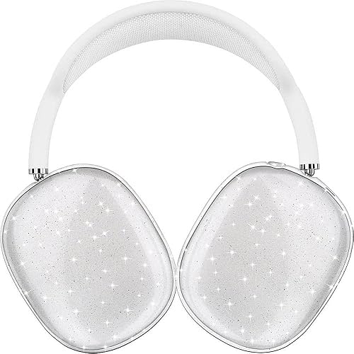 SaharaCase - Funda híbrida flexible para Apple AirPods Max robusta protección de auriculares agarre antideslizante brillo transparente