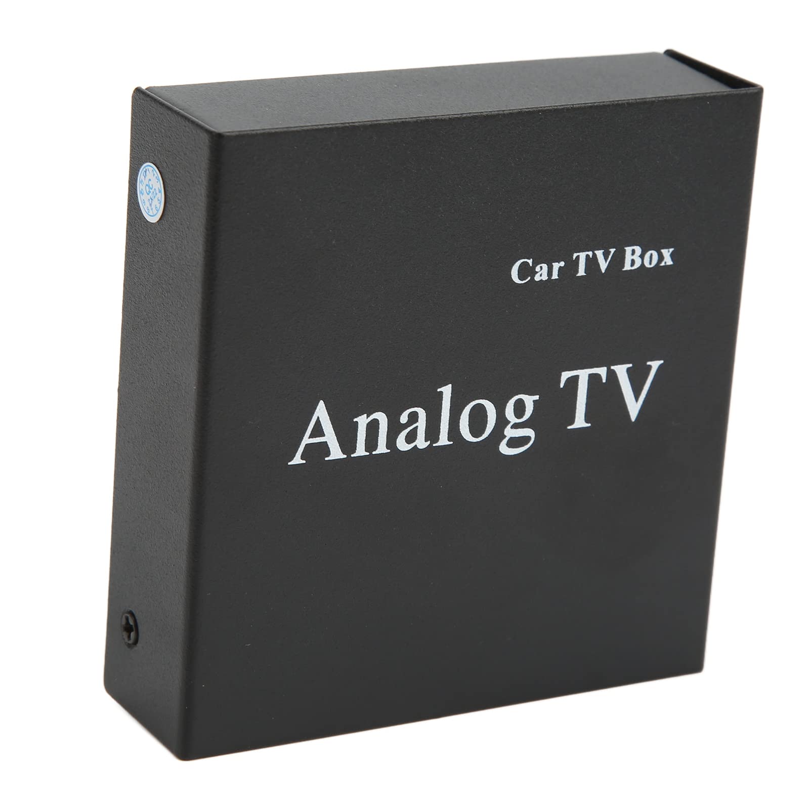 Tbest Boîtier TV Analogique pour Voiture Récepteur de Signal DVD Mobile PAL SECAM NTSC Système Complet Affichage du Menu OSD Structure Compacte en Métal pour Véhicules et Moniteurs