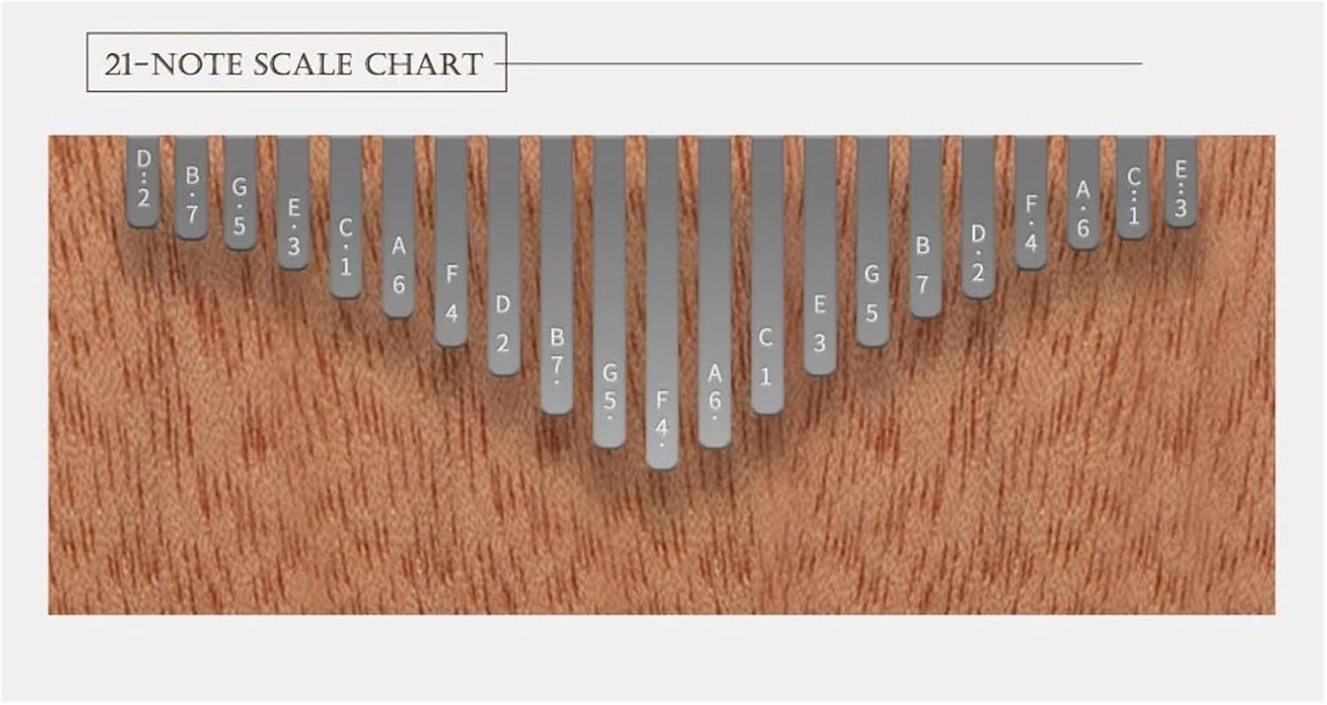 Beginners Kalimba Kalimba 21 Key Mahogany Portable Instrument Perfect For Adult Beginners
