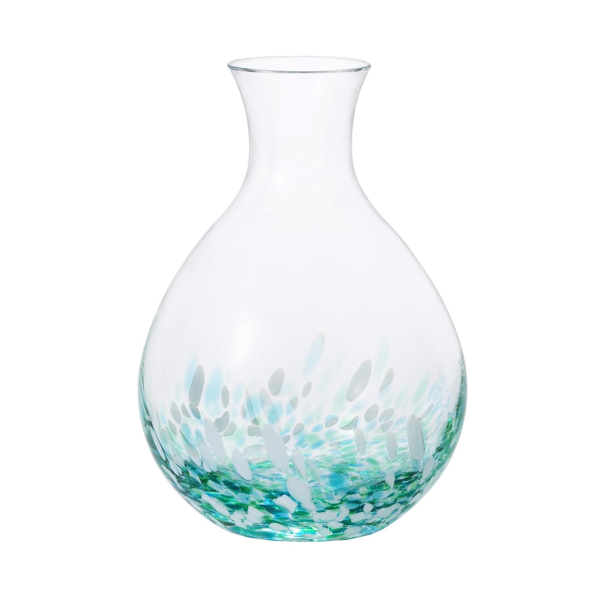 Japanese Handcrafted Cup Set – Traditional Glassware for Cold Beverages, Made in Japan, Perfect for Gifting (Mizubasho Decanter, Decanter (2.87 fl oz - 365ml))