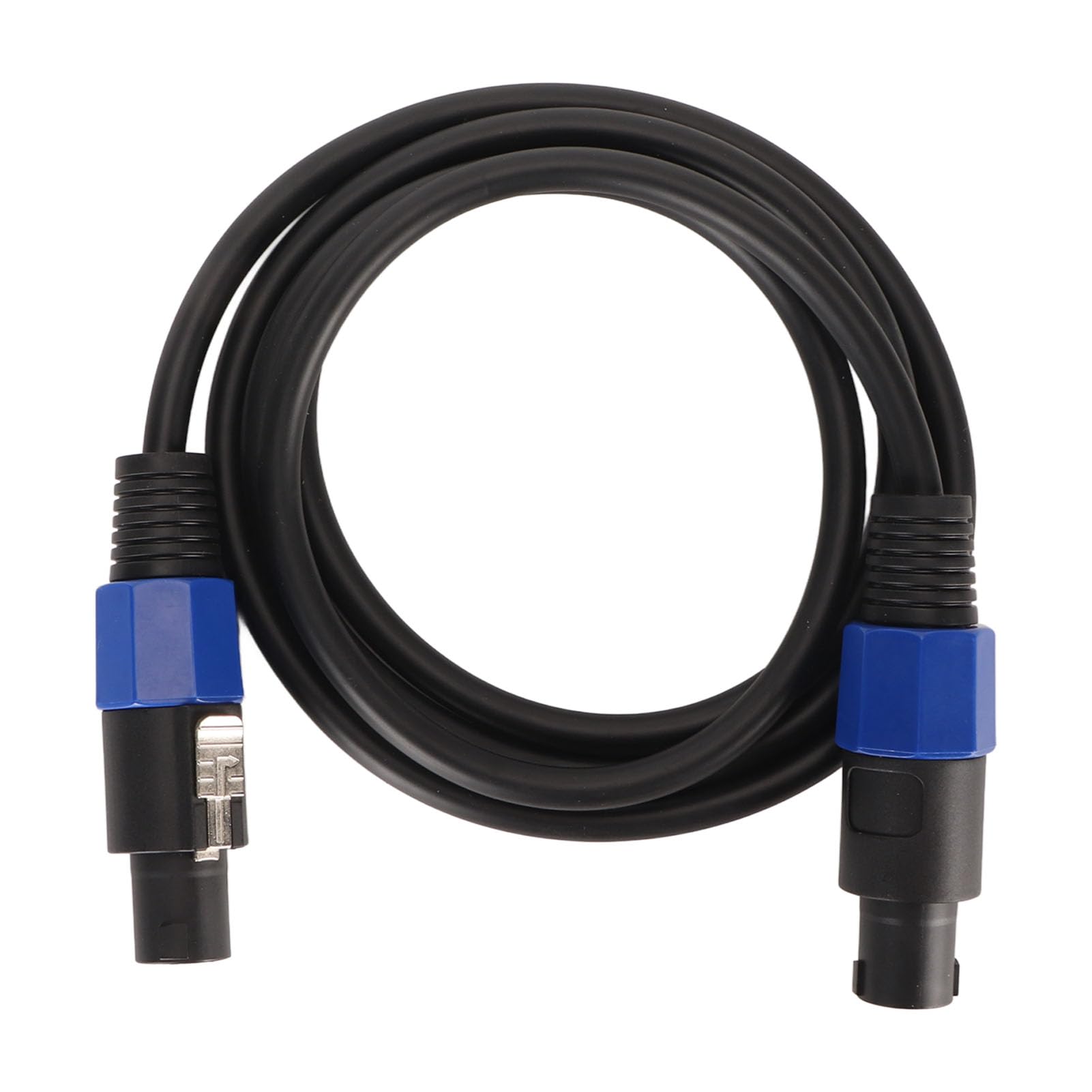 Cavo per Altoparlanti, Cavo di Collegamento per Altoparlanti con Chiusura Rapida in PVC da Maschio a Maschio con Chiusura a Torsione, per Altoparlante da Palco, Amplificatore di