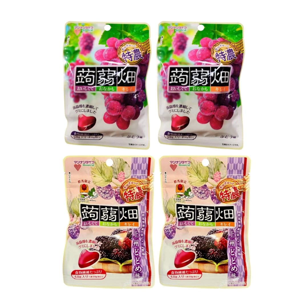 Amazon | 【食べ比べセット】蒟蒻畑グミ ぎゅぎゅっと特濃蒟蒻畑