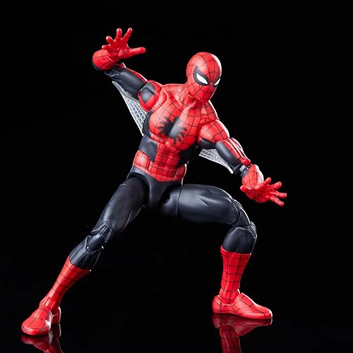 Vista 9 de Spider-Man Marvel Legends Series 60th Anniversary Amazing Fantasy Figuras de acción de cómics clásicos de 6 pulgadas para más de 4 años, 9 accesorios