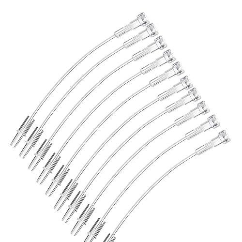 20 unids tubos accesorios accesorios consumibles piezas para belleza meso pistola spa belleza herramienta rejuvenecimiento de la piel