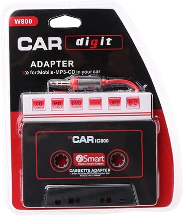 GROOMY ?Convertidor de Adaptador de Casete de Cinta de Audio AUX. De 3,5 mm para Reproductor de CD de Coche MP3 GROOMY ?Convertidor de Adaptador de Casete de Cinta de Audio AUX. De 3,5 mm para Reproductor de CD de Coche MP3