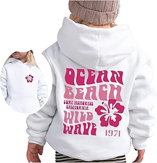 Sudadera deportiva de manga larga para niños y niñas, informal, holgada, bonita, estampada, para niñas