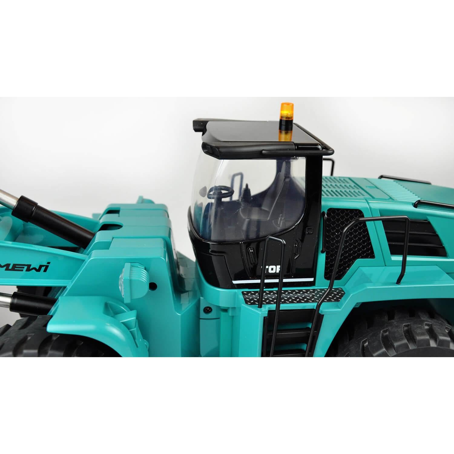 Amewi G485E Petrol 1:14, parzialmente metallo RTR, suono, luce, 10 canali, incl. lampada a tutto tondo RC telecomandato