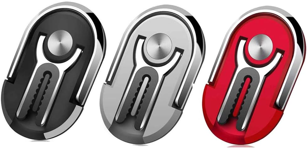 Cell Phone Ring Holder Stand, Universal Air Vent Car Multipurpose Mobile Phone Bracket Holder Phone Mount and Finger Grip Ring Kickstand