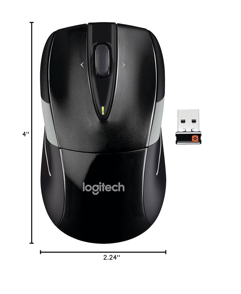 Amazon.com: Logitech M525 Wireless Mouse, Black/Gray