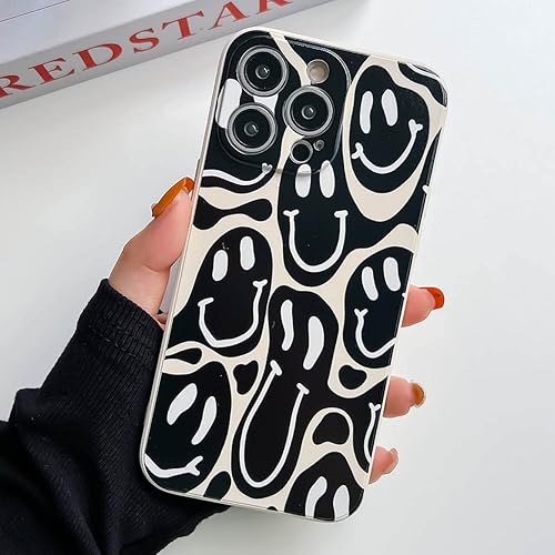Miniatura 6 de KERZZIL Bonita funda para teléfono compatible con iPhone 13 Pro, fundas de silicona líquida, diseño femenino de caricaturas, goma de gel suave de