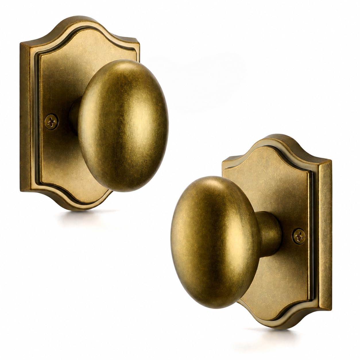 Satin Nickel Door Knob - Privacy & Style -6