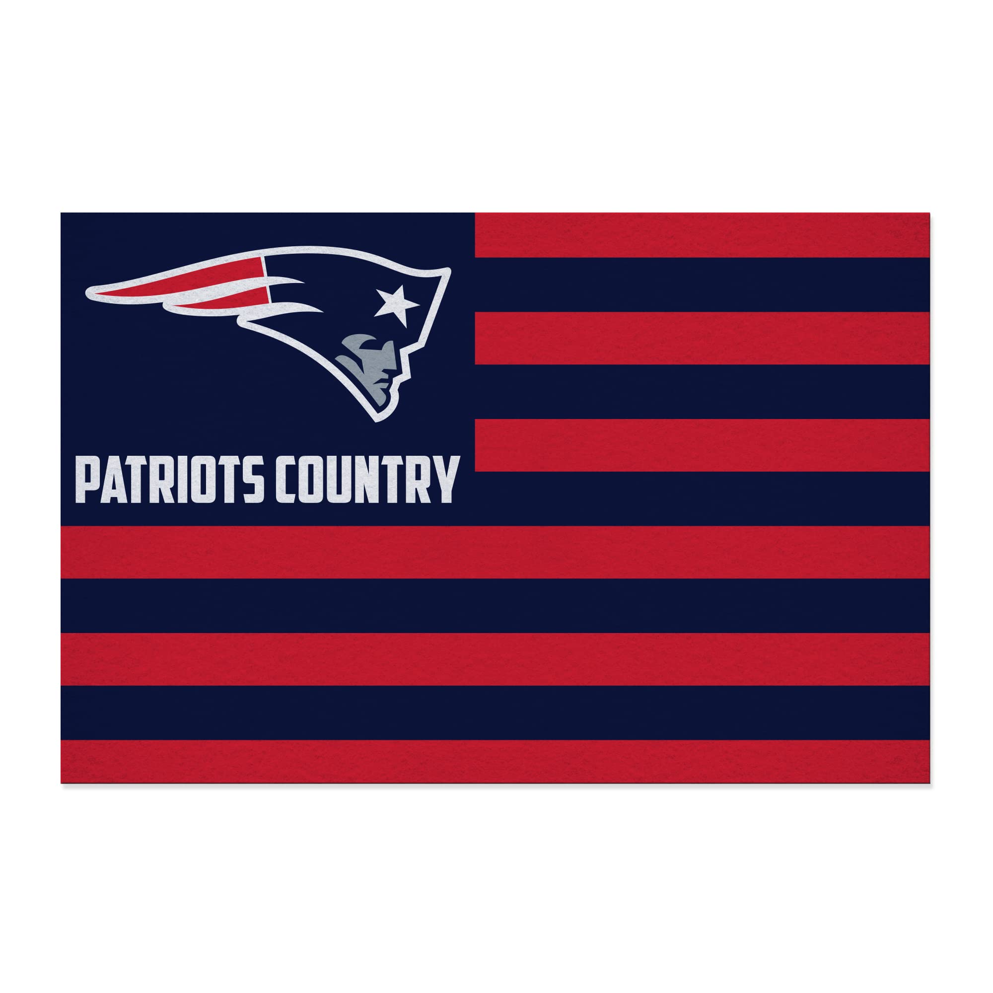 Rico Industries NFL Football New England Patriots Country 25