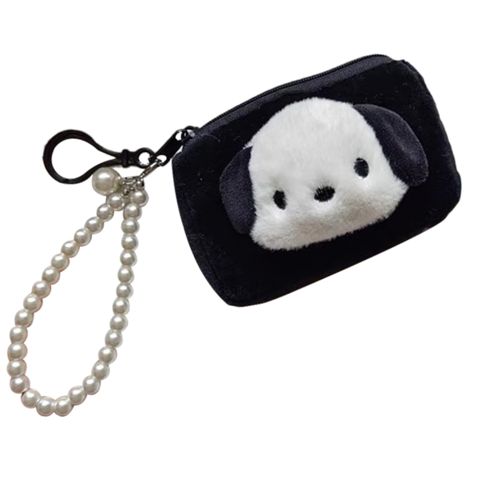 Plush Dog Purse Women Wallet Fashion Lady Pouch for Holidays Shopping Street Rectangle 11.5x8.5cm-image-29