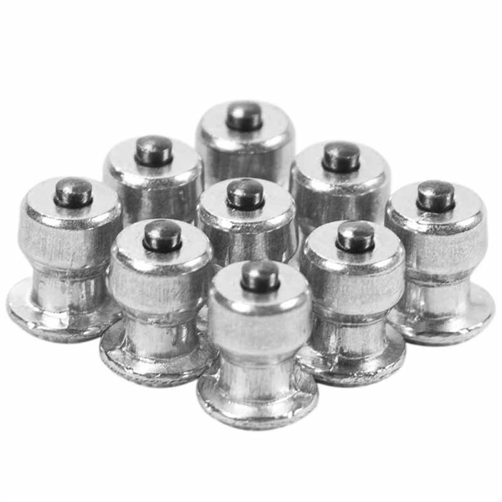 Cadenas de nieve Los neumáticos de invierno 100pcs de ruedas de coches Terminales de tornillo Espárragos nieve Spikes neumático de la rueda de nieve Cadenas clavos for zapatos ATV neumático de la moto