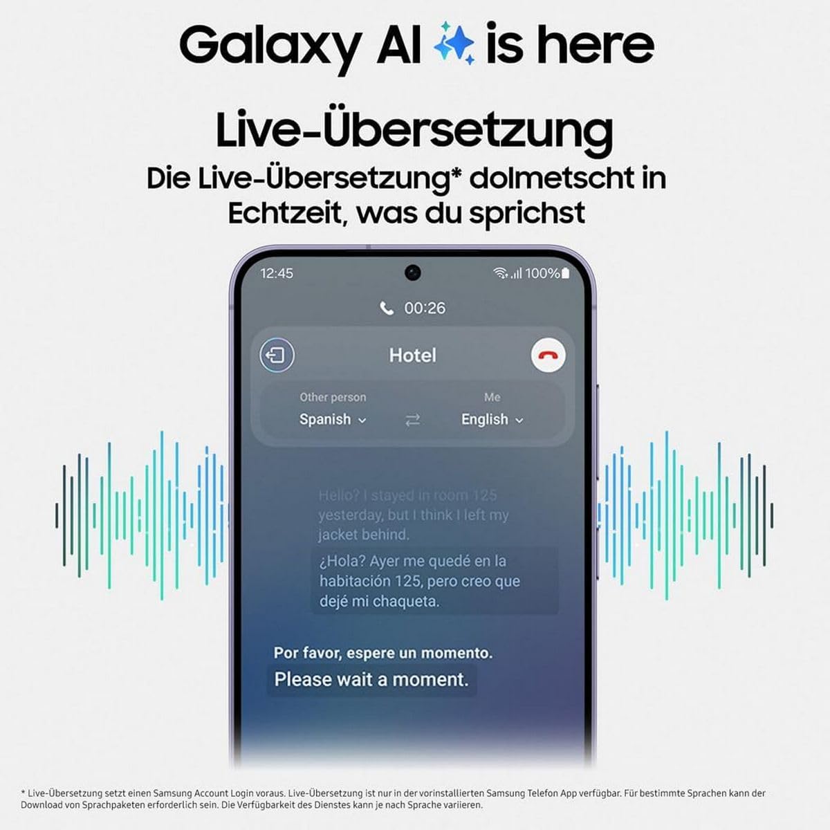 Samsung Galaxy S24+ 5G Smartphone Dual-SIM RAM 12 GB / Interner Speicher 256 OLED-Display 6.7" 3120 x 1440 Pixel 120 Hz Triple-Kamera 50 MP 10 front camera Onyx Black