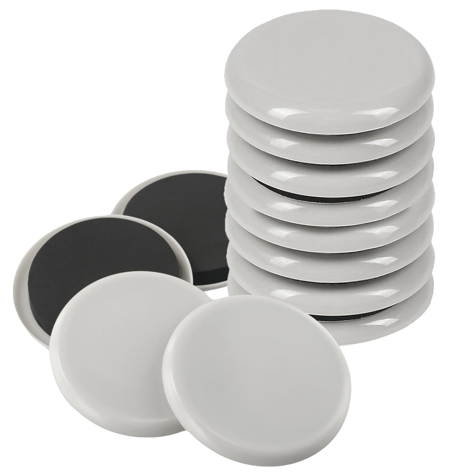 12 PCS Furniture sliders for heavy items,washing machine sliders,furniture sliders for carpet,Carpet furniture sliders For Carpet and hardwood floors for smooth sliding furniture anywhere