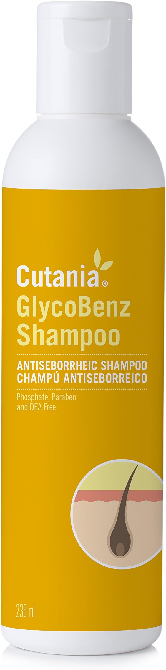 VETNOVA Cutania GlycoBenz Shampoo 236 ml