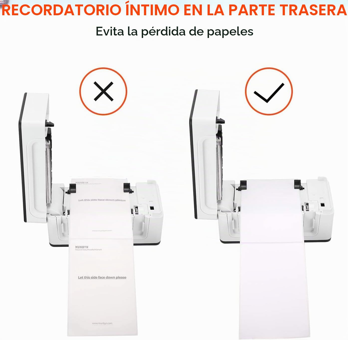 MUNBYN Etiquetas Térmicas Directas 4x6, 500 Etiquetas Adhesivas de Envío, Sin BPA