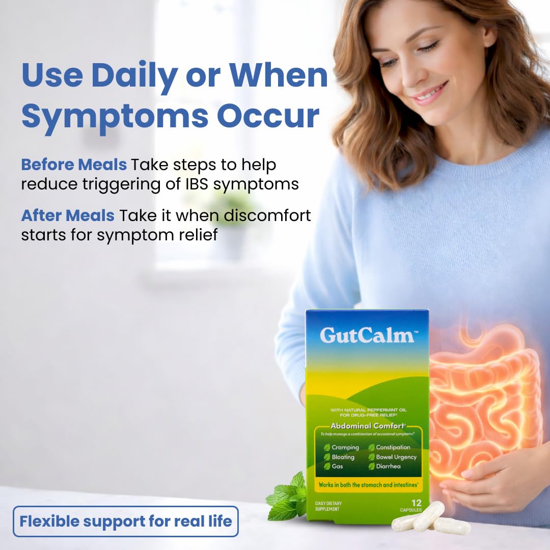 GutCalm Peppermint Oil Capsules, Digestive Support Supplement, 12 Count — Amazon image 5