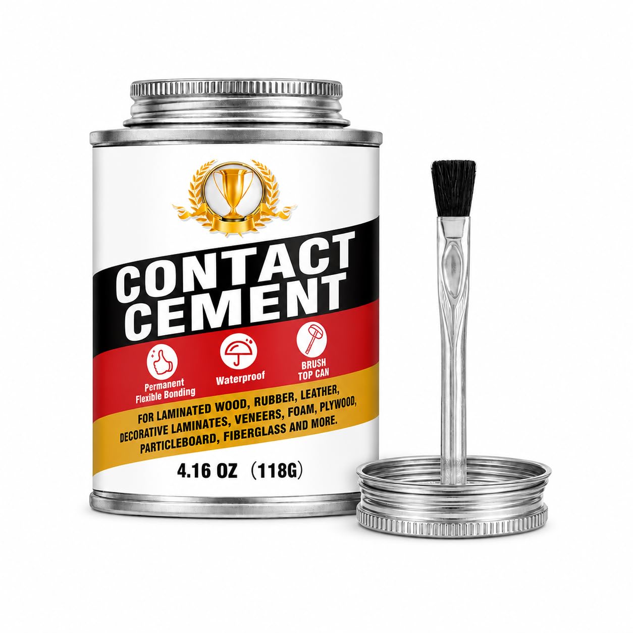 Photo 1 of JOYAONE Contact Cement Adhesive, Neoprene Rubber, Yellow