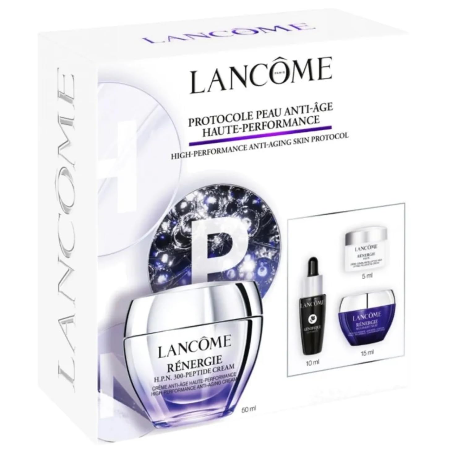Lancôme Rénergie H.P.N. 300-Peptide Cream, regenerierende Anti-Aging Gesichtscreme mit Hyaluronsäure, Peptiden und Niacinamid, straffende Tagespflege für glattere und festere Haut