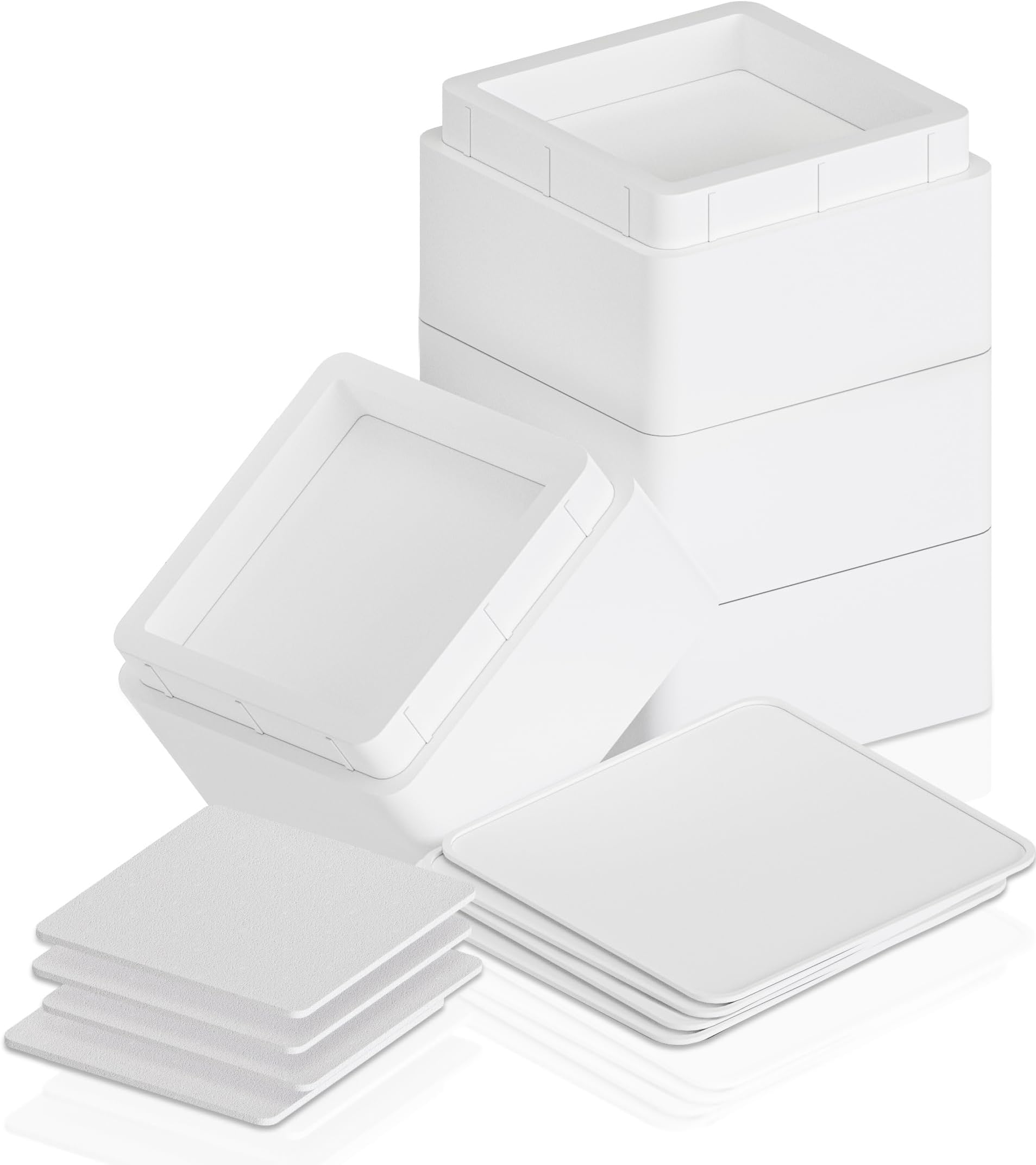 Amazon.com: Utopia Bedding Bed Risers 3 Inch - 8 Pack - Round Furniture ...