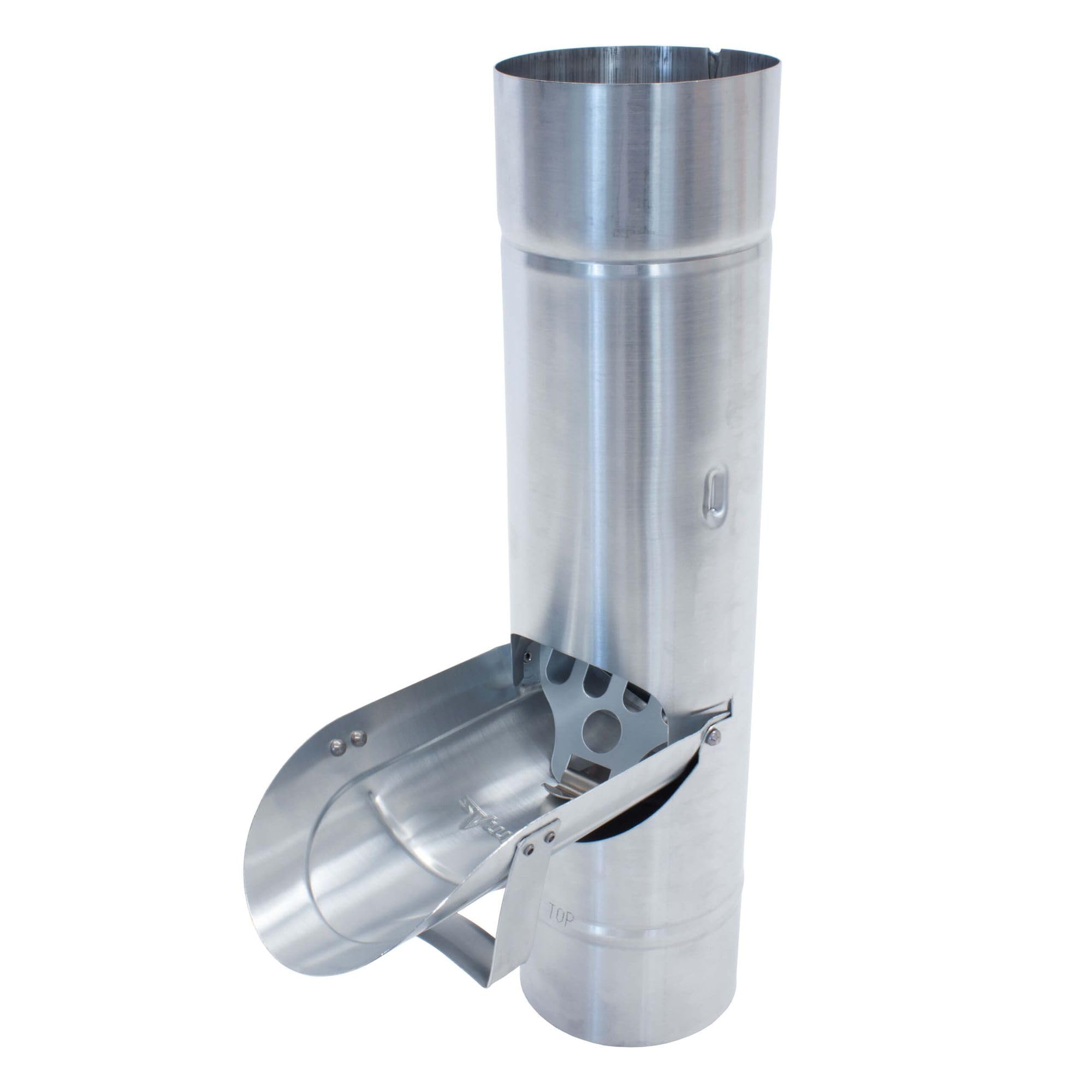ZAMBELLI Regenrohrklappe 120mm Silber Titanzink