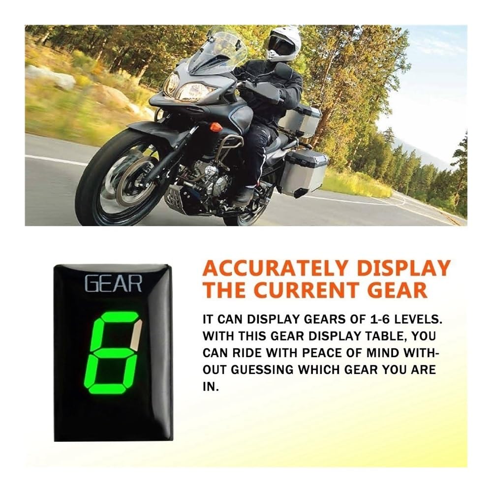 Indicador Marchas Motocicleta Indicador De Marcha para Accesorios Motocicleta, Medidor Velocidad, Pantalla para GSF 1250 para Ba&ndit S SA GSF1250 N para