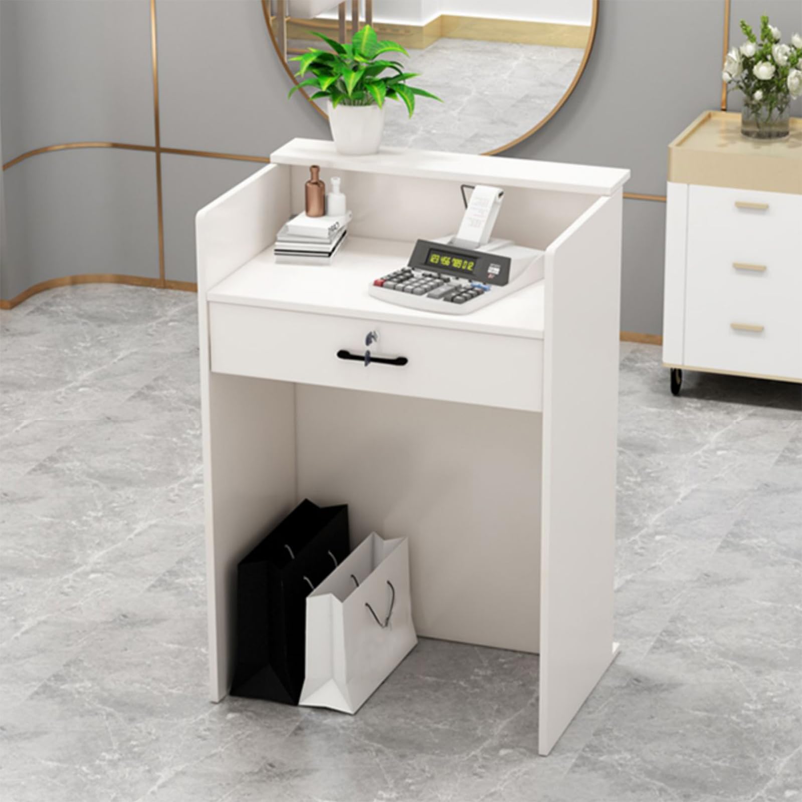 Mostrador De Recepción, Mostrador De Recepción Moderno, Oficina, Tienda O Recepción, Muebles De Madera, Hotel, Mostradores De Tiendas, Supermercados, Tiendas De Conveniencia, Salón De Belleza