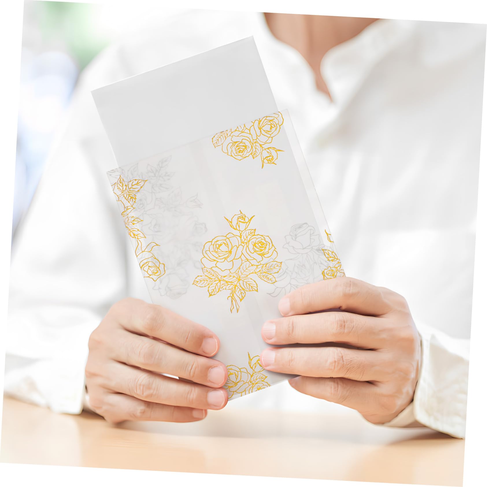 50 Pezzi Buste per Inviti in Carta Colorata e Kraft Durevoli per Partecipazioni Matrimonio Compleanni con Chiusura Facile e Design Raffinato