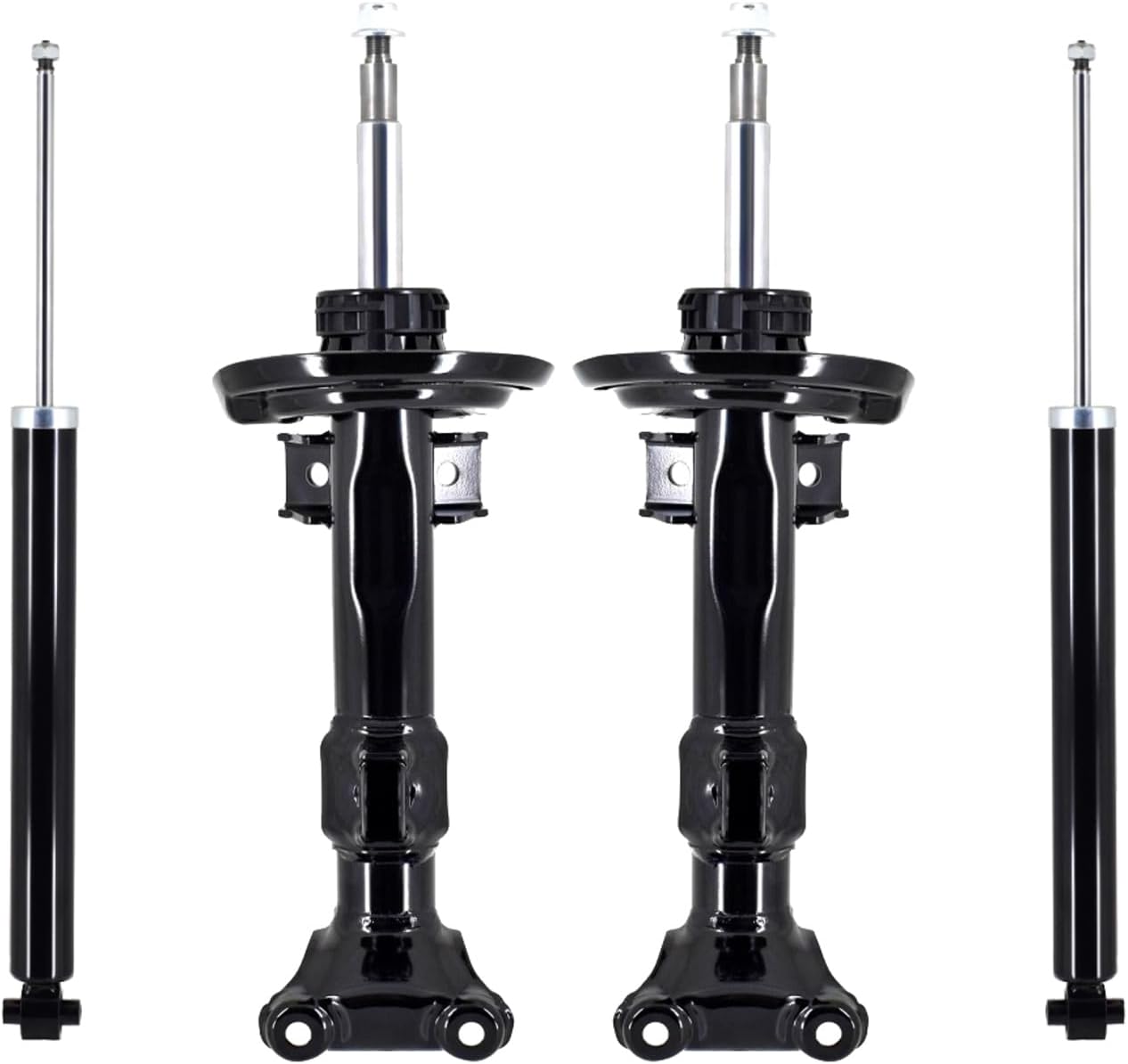 PM Auto Set Front Suspension Strut Assembly-Rear Shock For 2010-2014 Mercedes-benz E350 C207