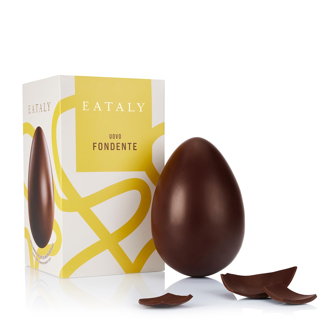 Uovo di Pasqua Cioccolato Fondente 70% 230g Eataly - Bean to Bar, Elegante Incarto