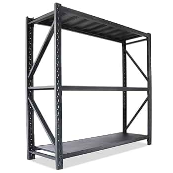 Amazon.co.jp: スチールラック 3段 メタルラック 高さ200cm 収納