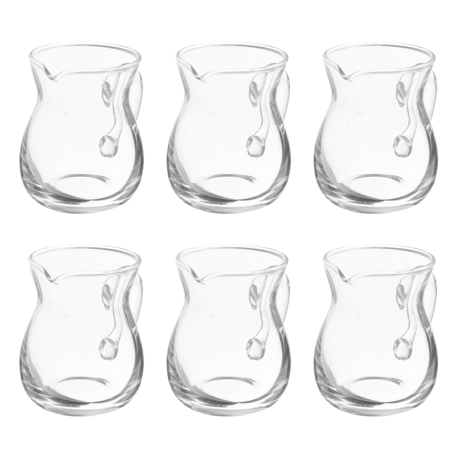 Mini Pichet à Lait en Verre au Quotidien Distributeur de Sirop Idéal pour le Café
